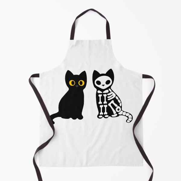 Item preview, Black cat & skeleton cat designed and sold by Violets-Designs.