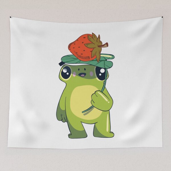Item preview, Frog with a Strawberry                                                    designed and sold by warburtondan.