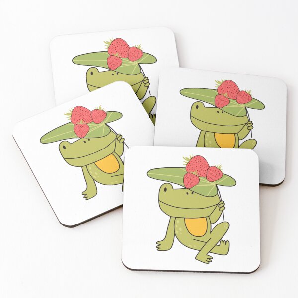 Item preview, Frog with a Strawberry                                                         designed and sold by warburtondan.