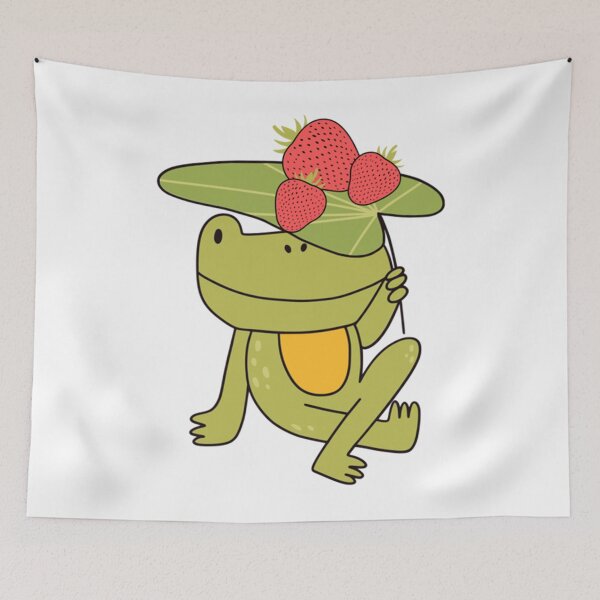 Item preview, Frog with a Strawberry                                                         designed and sold by warburtondan.