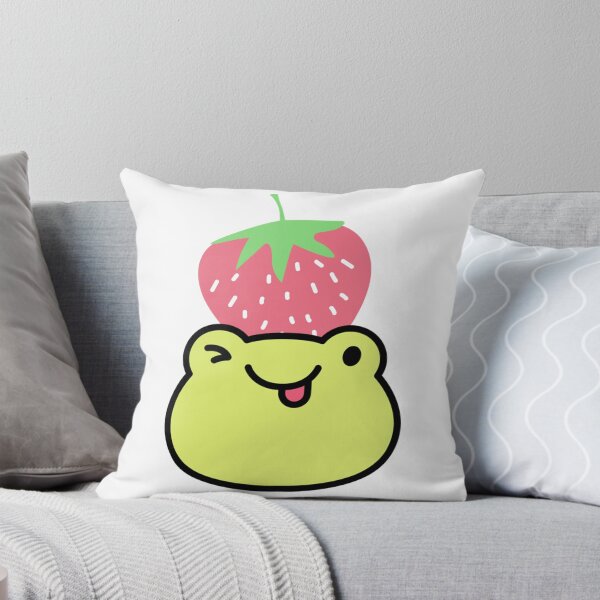 Item preview, Frog with a Strawberry                                           designed and sold by warburtondan.