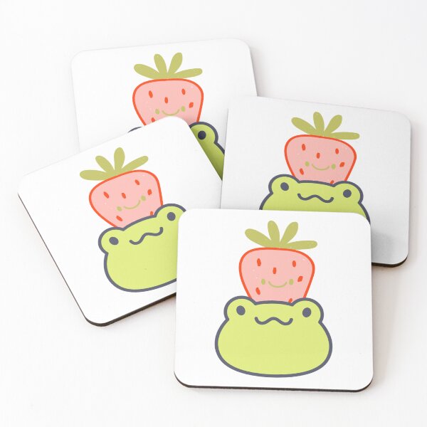 Item preview, Frog with a Strawberry                                       designed and sold by warburtondan.