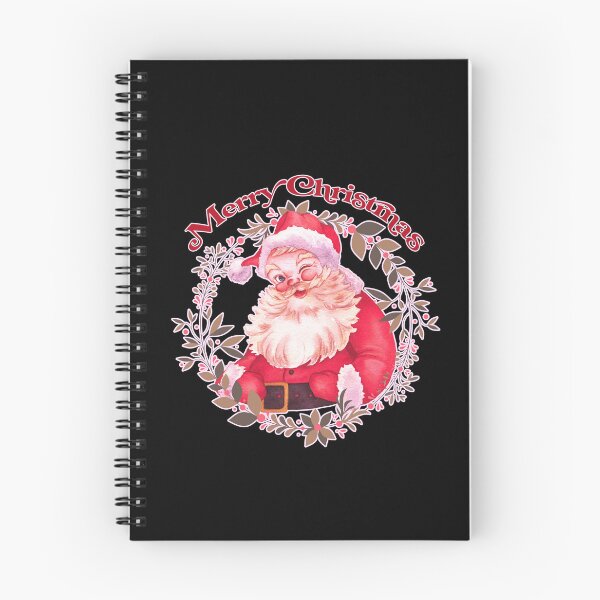 Artikelvorschau, Vintager rosa Weihnachtsmann - Weihnachtskranz entworfen und verkauft von WatershedC.