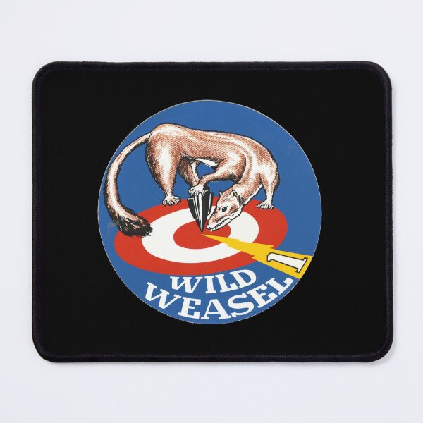 Item preview, RETRO WILD WEASEL designed and sold by Lone Wolves.