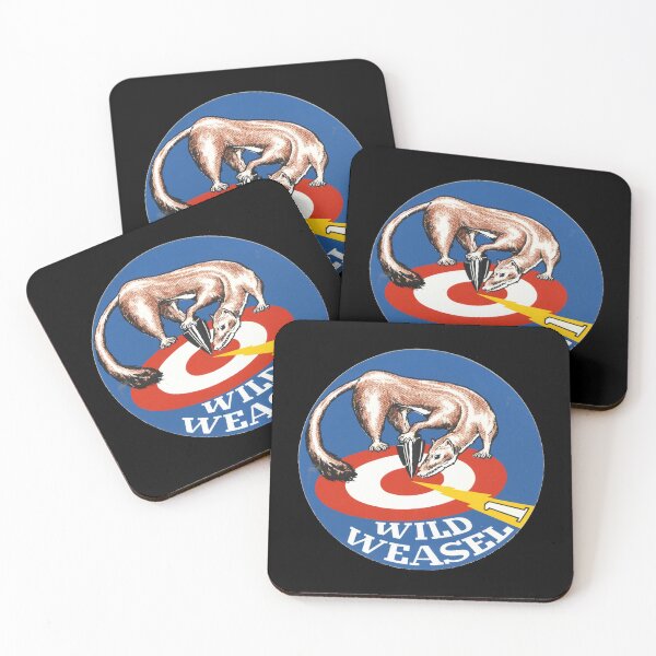 Item preview, RETRO WILD WEASEL designed and sold by Lone Wolves.