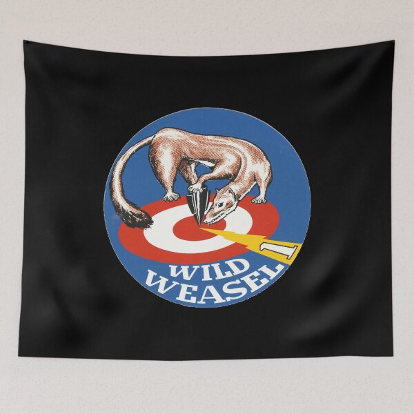 Item preview, RETRO WILD WEASEL designed and sold by Lone Wolves.