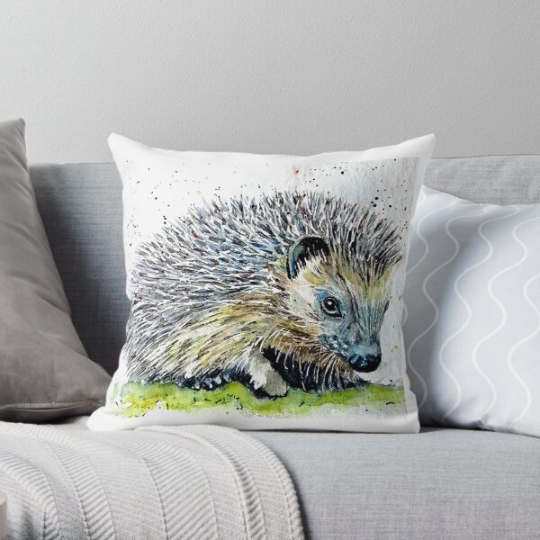 Hedgehog 2 Throw Pillow