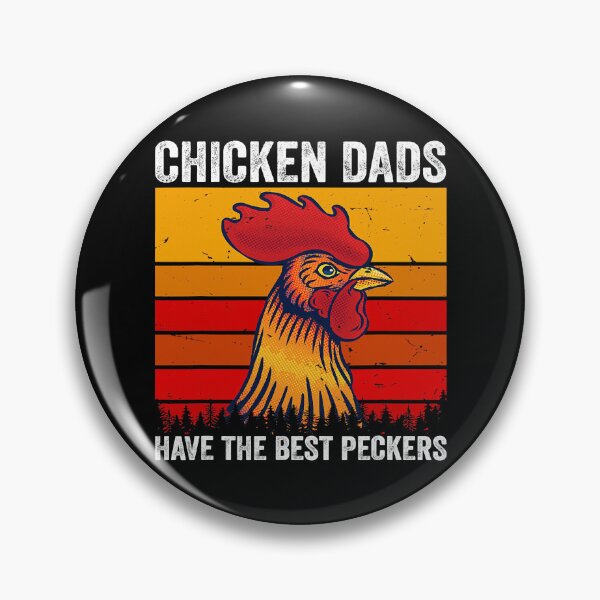 Item preview, Retro Chicken Dads Have The Best Peckers Vintage Apparel64 designed and sold by 2SCOM.