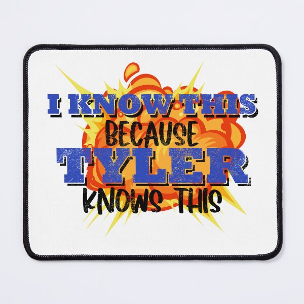 Item preview, I know this because Tyler knows this. - Fight Club Explosion designed and sold by Sticker Up.