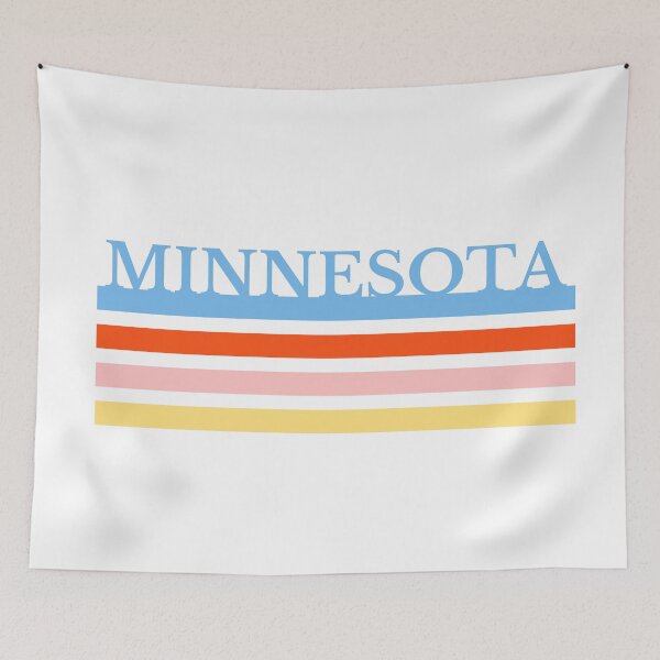 Item preview, Minnesota Retro Vintage Trendy Design designed and sold by luckymooninc.