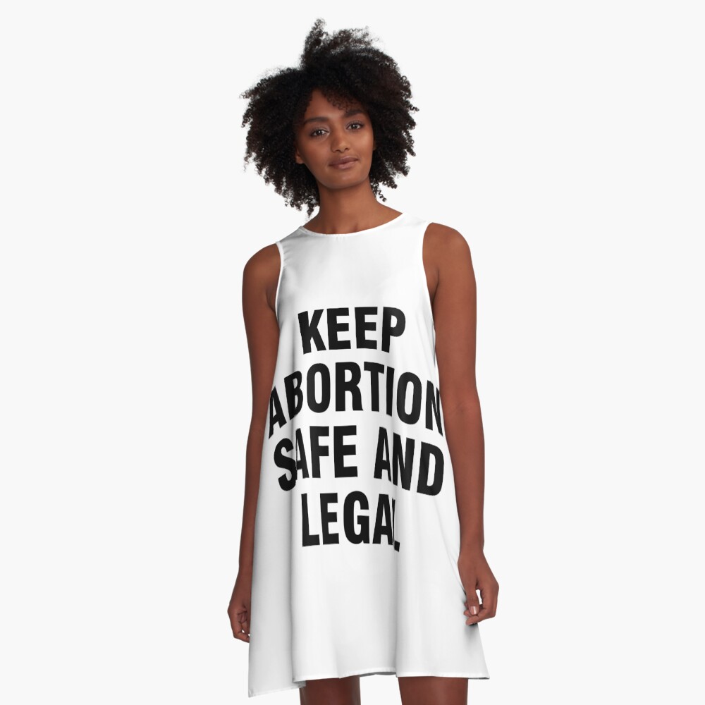 Vista previa del artículo con la obra «Vestido acampanado», diseñado y vendido por allthetees.