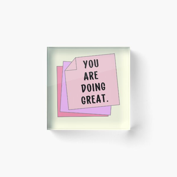 Item preview, You are doing great. - daily reminder designed and sold by Colorful-Inspo.