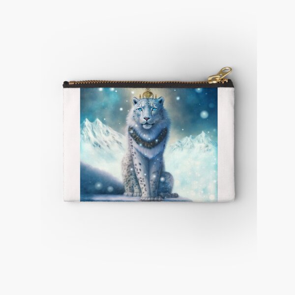 Item preview, SNOW LEOPARD IN WINTER  Midjourney Ai Art designed and sold by davidjulie.