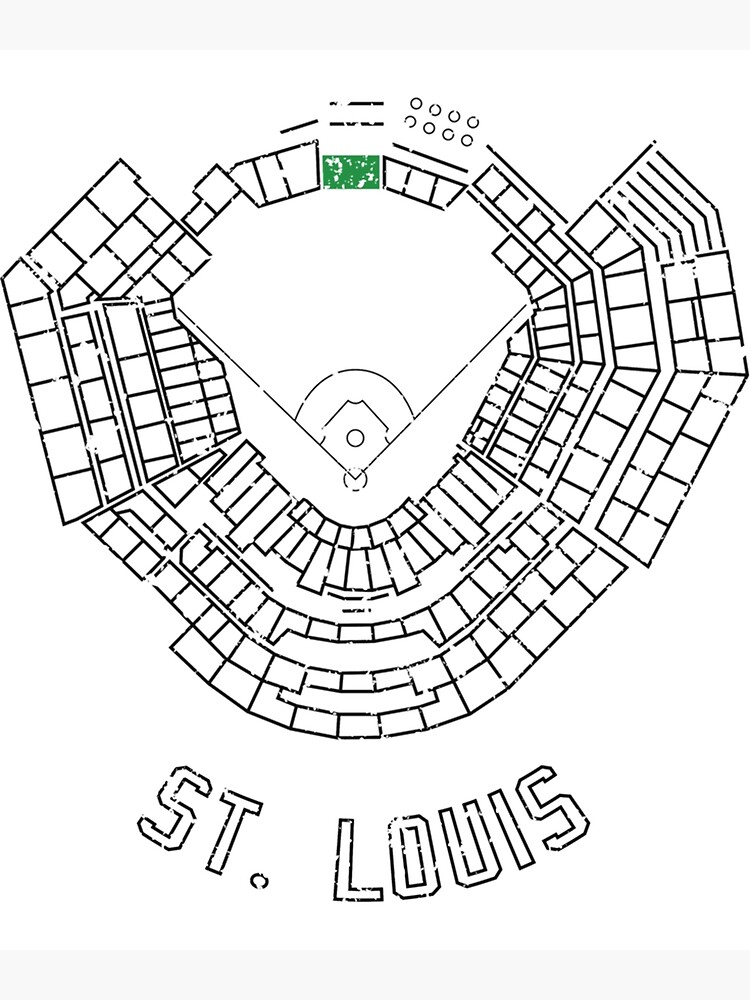 "Busch Stadium Premium " Poster for Sale by MoisVintagez Redbubble
