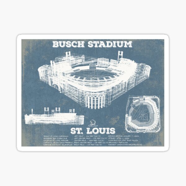 Busch Stadium St Louis Sticker