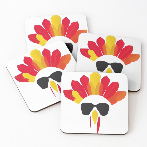 Item preview, Cool thanksgiving turkey face designed and sold by BeeFigDesigns.