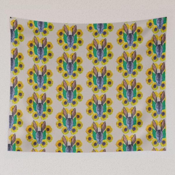 Item preview, Reflecting on Existentialism - Rabbit with Sunflowers designed and sold by Jacob la Cour.