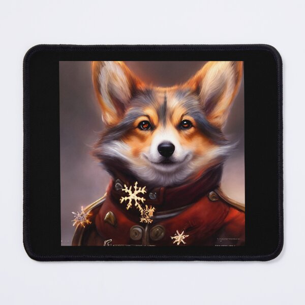 Item preview, AI Generated Art, Happy Howl-idays designed and sold by RabbitHoleMI.