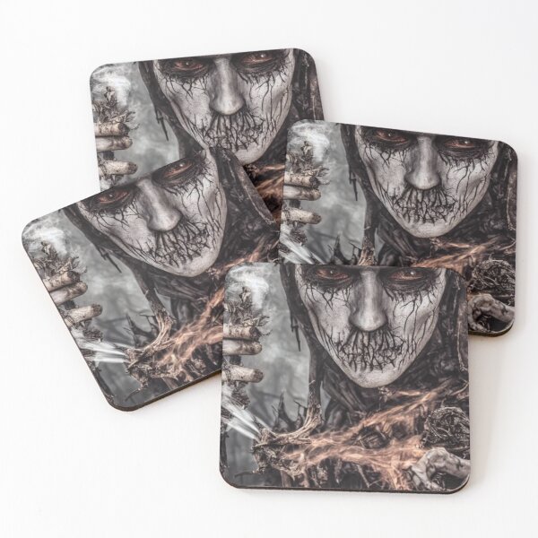 Item preview, Copy of Undead man in burned forest full of smoke medieval style highly detailed smooth sharp focus character portrait designed and sold by SmithbrandoArts.