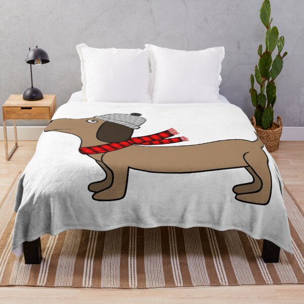 Item preview, Dachshund Through the Snow designed and sold by katsprintbtq.