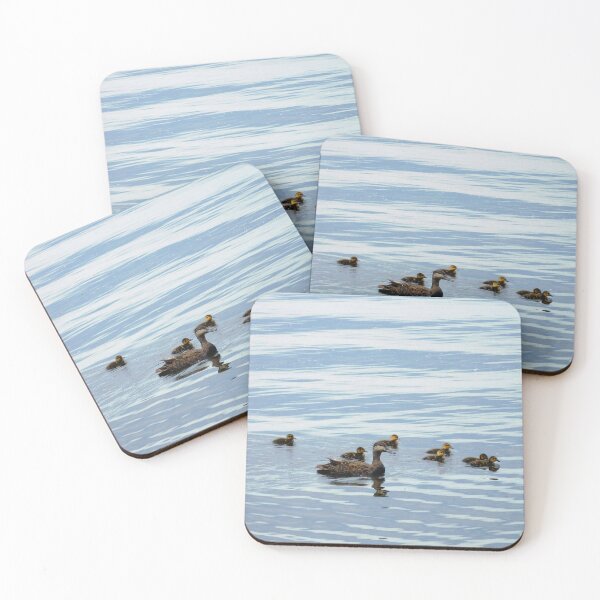 Item preview, Duck family swimming in lake designed and sold by PowerfulPhotos.