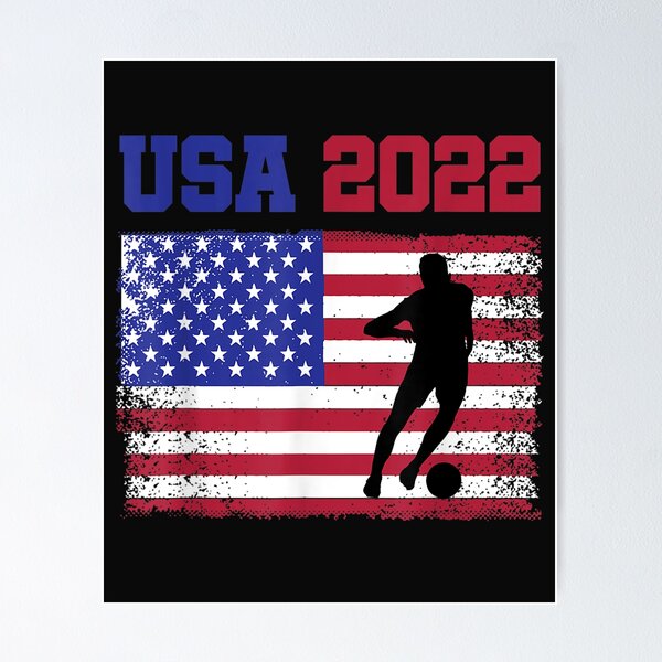 Item preview, Usa Soccer Team Football United States Flag 2022 Cup T-Shirt designed and sold by Knight-Saverin.