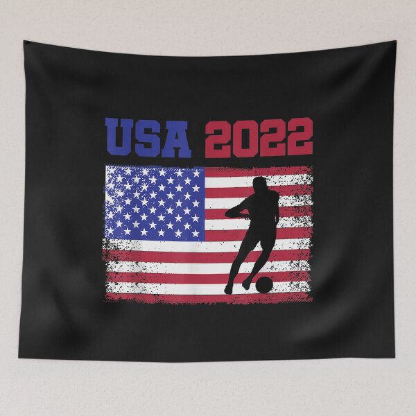 Item preview, Usa Soccer Team Football United States Flag 2022 Cup T-Shirt designed and sold by Knight-Saverin.