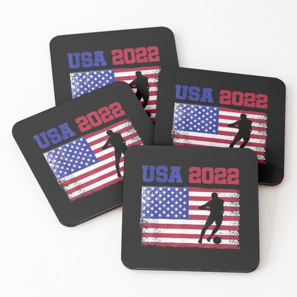 Item preview, Usa Soccer Team Football United States Flag 2022 Cup T-Shirt designed and sold by Knight-Saverin.