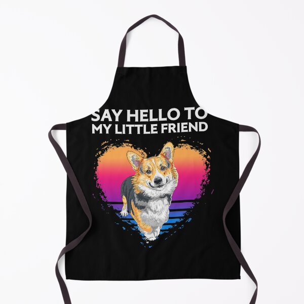 Item preview, Corgi Dog Say Hello To My Little Friend Corgi designed and sold by Positiv3Arts.