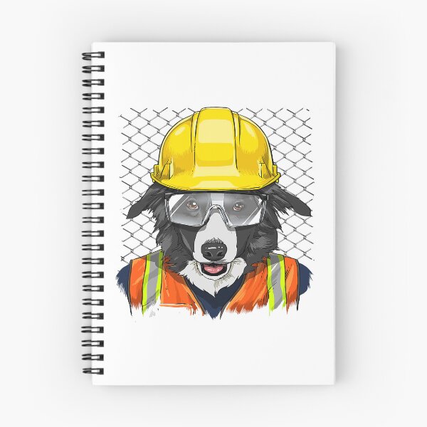 Item preview, Border Collie Construction Worker Border Collie Dog 195 designed and sold by Positiv3Arts.