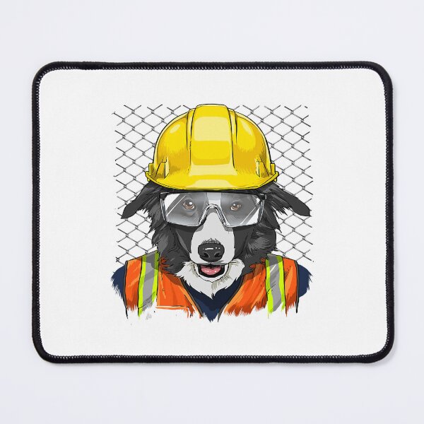 Item preview, Border Collie Construction Worker Border Collie Dog 195 designed and sold by Positiv3Arts.