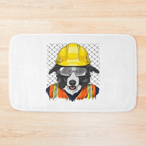 Item preview, Border Collie Construction Worker Border Collie Dog 195 designed and sold by Positiv3Arts.