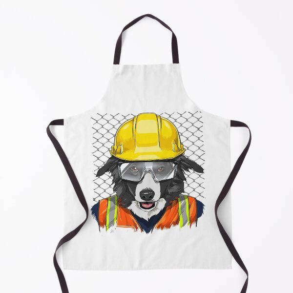 Item preview, Border Collie Construction Worker Border Collie Dog 195 designed and sold by Positiv3Arts.