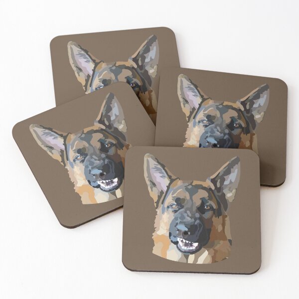 Item preview, German Shepherd Hand Drawn Digital Art designed and sold by Lartheviking.
