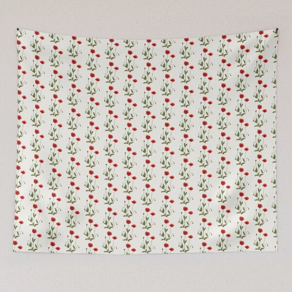 Item preview, Field Poppy Watercolour Botanical designed and sold by Geo Gia.