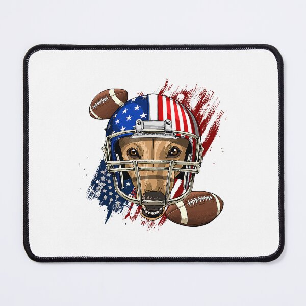 Item preview, Greyhound American Football Dog Lovers USA Flag 138 designed and sold by Positiv3Arts.