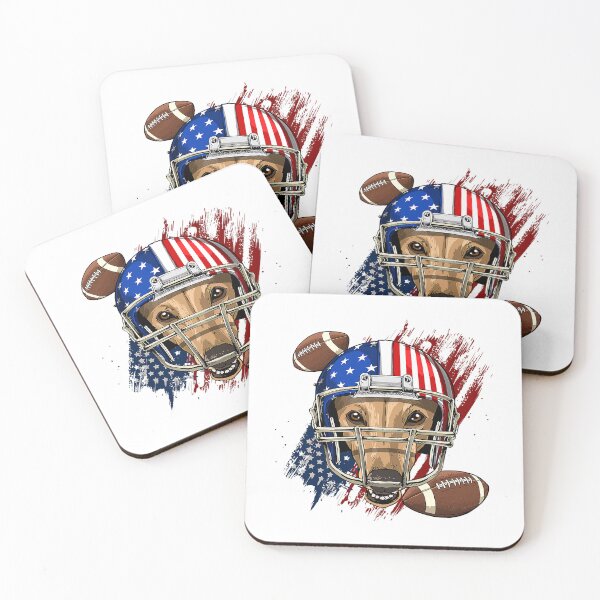 Item preview, Greyhound American Football Dog Lovers USA Flag 138 designed and sold by Positiv3Arts.