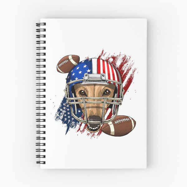 Item preview, Greyhound American Football Dog Lovers USA Flag 138 designed and sold by Positiv3Arts.