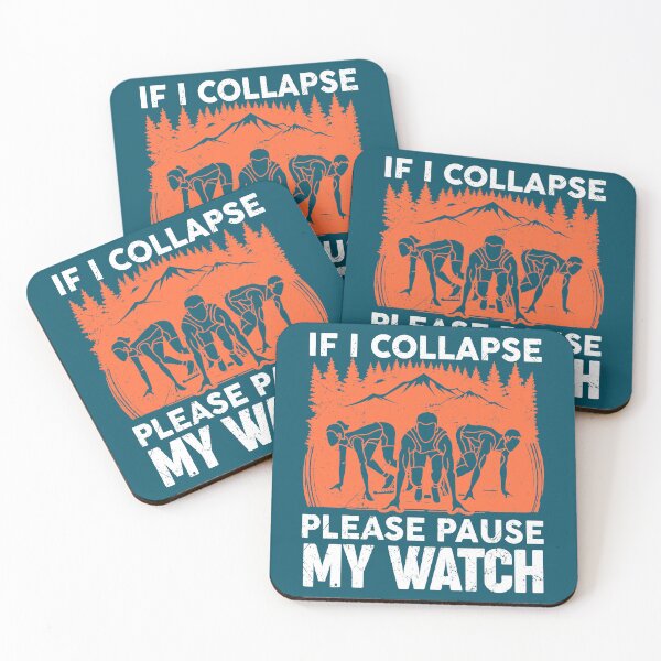 Item preview, If I Collapse Please Pause My Watch. Marathon Runner Running designed and sold by TheOthers777.