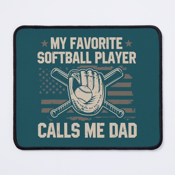 Item preview, Mens Funny Softball Player Graphic for Fathers Softball Fans designed and sold by TheOthers777.