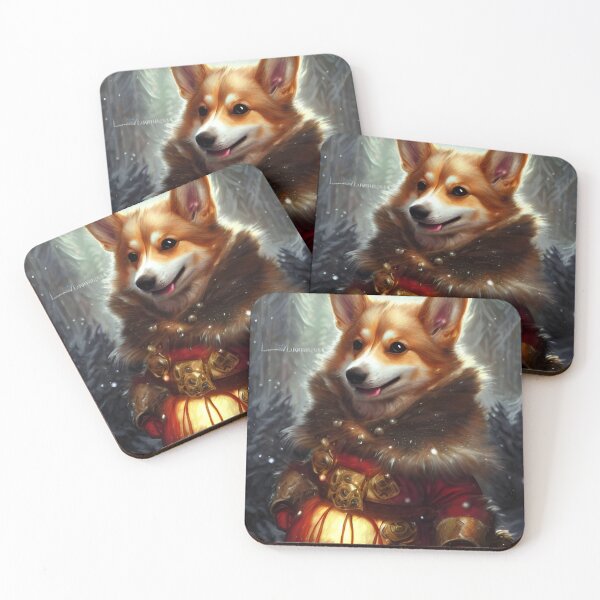 Item preview, AI Generated Art, Happy Howl-idays designed and sold by RabbitHoleMI.