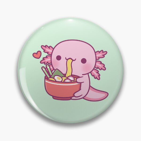 Artikelvorschau, Süßer Axolotl isst gerne japanische Ramen-Nudeln entworfen und verkauft von rustydoodle.