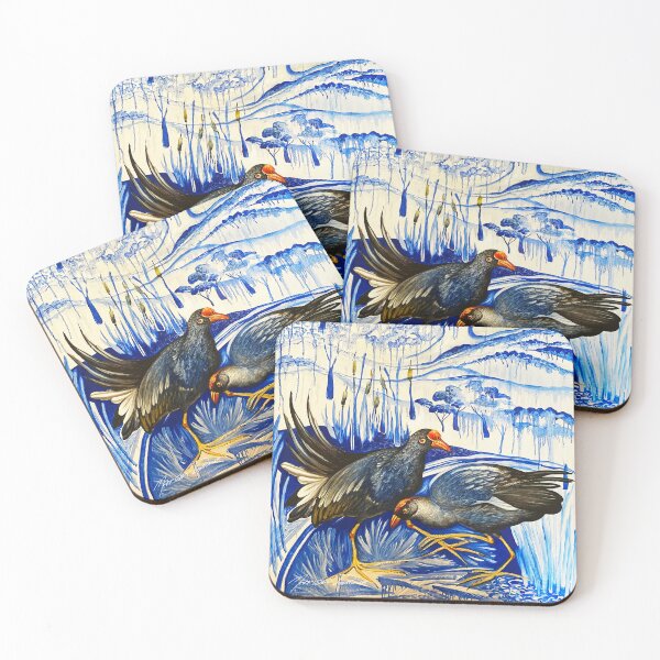 Item preview, water hens designed and sold by Marian Rennie.