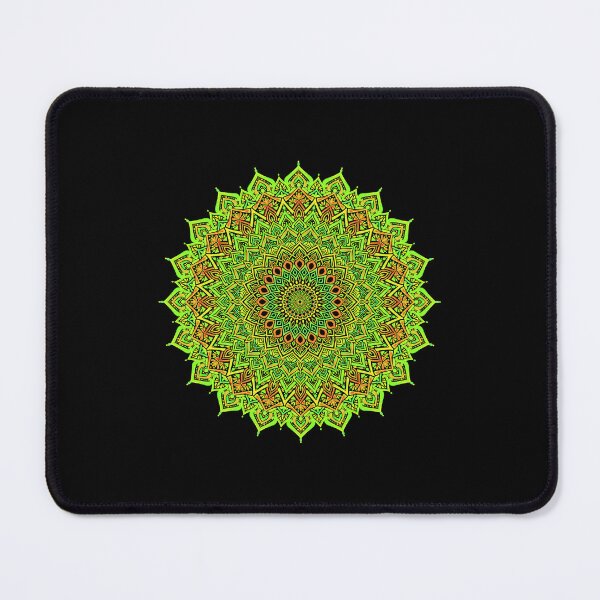 Item preview, Green Yellow Orange Mandala designed and sold by my peaks media studio.