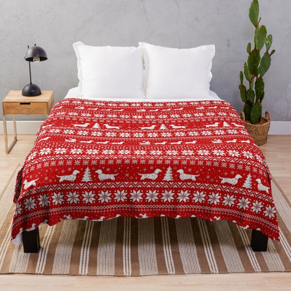 Dachshund Christmas Bedding for Sale Redbubble