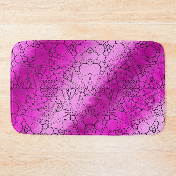 Item preview, Pink Gradient Circle Spiral Pattern designed and sold by that5280lady.