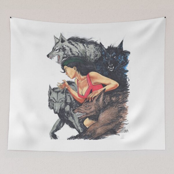 Item preview, Cuervo y lobos designed and sold by JACKALKING.