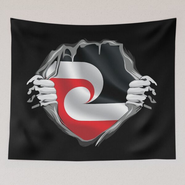 Item preview, Hands Ripped Maori Flag designed and sold by RahallusNtx.