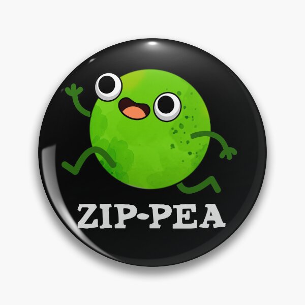 Item preview, Zip-pea Funny Zippy Pea Puns (Dark BG) designed and sold by punnybone.