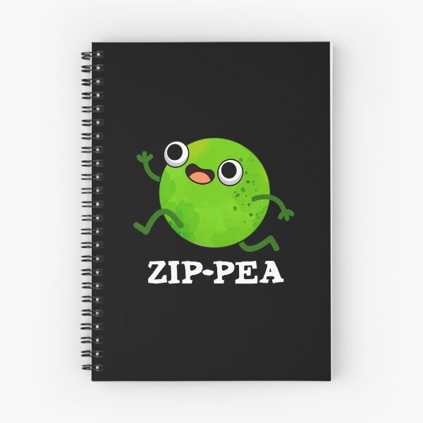 Item preview, Zip-pea Funny Zippy Pea Puns (Dark BG) designed and sold by punnybone.